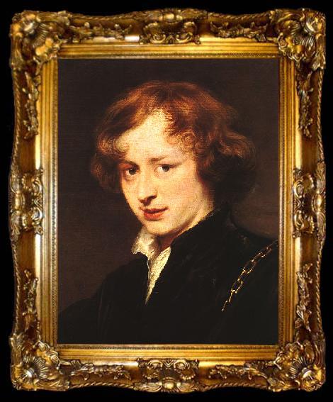 framed  Anthony Van Dyck Self Portrait_nn, ta009-2